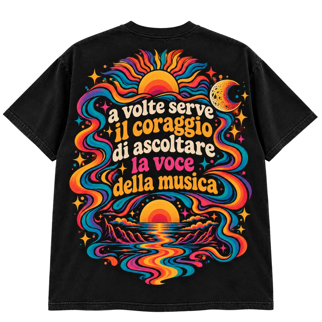 Maglietta Musica Muta Special Edition Nuovo Roxy Bar, retro